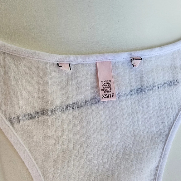 VICTORIA'S SECRET TUNIC DRESS 🌹SWIM COVER UP TEE TOP RACERBACK Lightweight XS - Picture 9 of 11